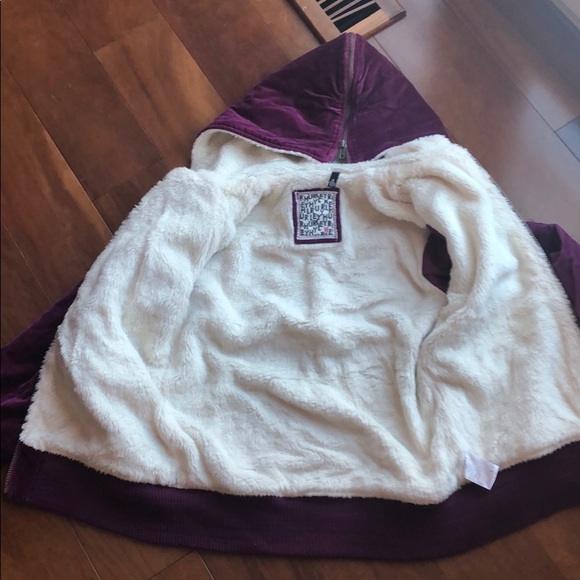 Hurley Jackets & Coats Nwot Hurley Fleece Lined Eggplant Bomber